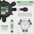 Junction Box Electrical Connector, Junction Box Covers Waterproof Cable Connector, Cable Connectors Electrical Box 2-6 Way, 22-10 AWG 32A for Ø4-9...