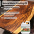 Godora 8 oz Pure Tung Oil for Wood Finishing, Wood Sealer for Indoor & Outdoor Favored by Craftsmen, Waterproofing Tung Oil for Wood Product, Perf...