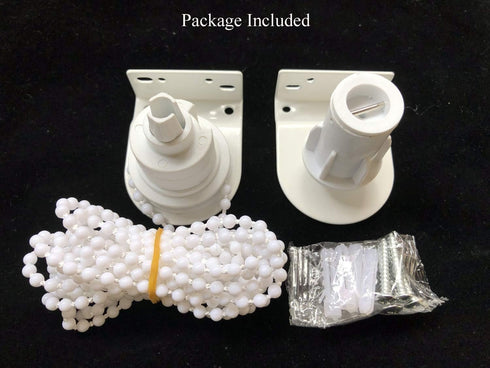 30mm Roller Blind Clutch Roller Shade Clutch Replacement Spares Parts Repair Kit Complete with Metal Brackets, Bead Chain, Shade Weight Max Load 1...