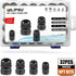 QILIPSU NPT Cable Gland Kits, Strain Relief IP68 Waterproof Nylon Cord Connector, 1/4" 3/8" 1/2" 3/4" 32pcs Wire Pass Through Grip (NPT Kits 32pcs...