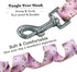 4 Feet Dog Leash Lead - Floral Tribal Bohemian Pattern Walking Training Lead Leashes for Small Medium Large Dogs (Pink White Flower)...