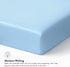 Tafts Crib Sheets, 100% Viscose derived from Bamboo Fitted, Girls, Boys & Unisex, 8 Inch Deep Pocket, Standard Crib & Toddler Mattress, Cooling, S...