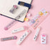 8 Pcs Cute Cat Paw Stationery Set Kawaii School Supplies Including Pencil Sharpener Retractable Eraser Correction Tape Sticky Notes Ruler Mini Sci...