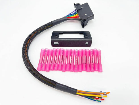 2pcs OBD2 Female Port Pigtail Cable Bracket OBDii Port Replacement Cable (2)...