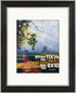 Golden State Art, 11x14 Photo Frame with Mat for Pictures 8x10 and Real Glass (Silver-Beige with Black-Dark Brown Inner Panel & Pewter Panel with ...