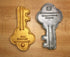 Ann Clark Cookie Cutters Key Cookie Cutter, 3.5" Made in USA...