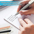 Ballpoint Pens 0.7mm Pens Black Ink Retractable Writing Pen Office Fine Ball Point Pen for Journaling (6+1 count)...