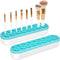 Silicone Makeup Brush Holder, 2 Pack Multi-Purpose Cosmetic Storage Box Desktop Organizers for Painting Pen Brushes, Stationary Tools Nail Clipper...