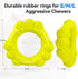 Indestructible Dog Chew Ring Toys for Aggressive Chewers, Super Chewer Dog Toys for Medium Large Dogs, Puppy Teething Rings for Relax, Interactive...