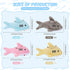 Mini Stuffed Animal Soft Shark Plush Toys Shark bulk Party Favors Shark Party Tiny Ocean Animal Toys for Baby Kids Stuffs, 4.7 Inch?multicolor?...