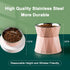 Elevated Cat Bowls, Raised Cat Bowls for Food and Water, Cat Food Bowls Beneficial for Digestion, Resonable Height for Cat, Whisker-Relief, Easy t...
