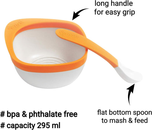 ZOLI INC Bowl And Spoon Kit Orange, 1 EA...