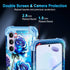 Miqala for Galaxy S23 5G Case,Glow in The Dark Three Layer Heavy Duty Shockproof Full Body Protection Hard Plastic Bumper+Soft Silicone Protective...