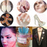 PandaHall Elite 1 Box About 690 Pcs White Assorted Mixed Sizes 4-12mm Flat Back Pearl Cabochons...