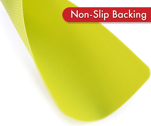 Dexas Heavy Duty Cutting Board Grippmat, Flexible Cutting Boards for Kitchen, Set of 4, Non Slip Plastic Board Cutting Mat 5.5 by 8 Inches Gray, R...