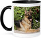 3dRose A German Shepherd Dog by Greenery Mug, 11 oz, Black...