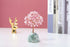Jovivi Natural Rose Quartz Crystal Tree, Raw Healing Crystals Fluorite Base Gem Bonsai Money Tree for Home Office Table Decor Wealth and Luck...