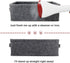 Small Basket Shallow Storage Baskets Felt Storage Basket Bin Long Narrow Basket for Towels Dog Cat Toys Office Supplies Dippers Baby Toys Storage ...