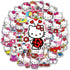 Kawaii Hello Kitty Stickers for Girl Water Bottle, 50pcs Cute Sanrio Cartoon Hellokitty Waterproof Vinyl Decal for Teen Kids Women Laptop Skateboa...