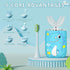 Kids U Shaped Electric Toothbrush, Toddler Toothbrush with 2 U-Shaped Brush Heads 2 Soft Replacements with Toothpaste Automatic Toothbrush Recharg...