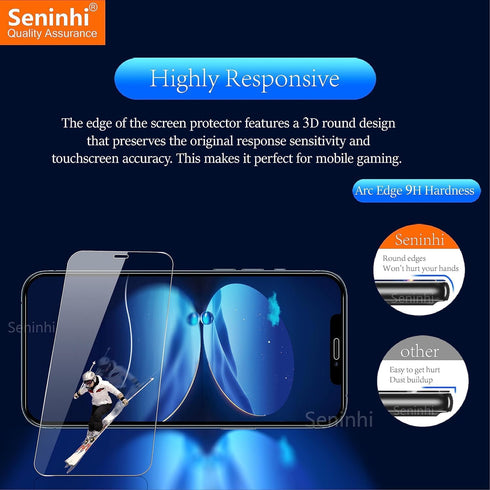 [1+1+2Pack for iPhone 12 Pro MAX 6.7inch Transparent Screen Protector 1Pack + Privacy Screen Protector 1Pack + Camera Lens Protector 2Pack, Temper...
