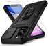 for iPhone 11 Pro Max Case with Camera Lens Cover, HD Screen Protector, 10 FT Military Grade Drop Protection, Magnetic Ring Holder Kickstand Prote...