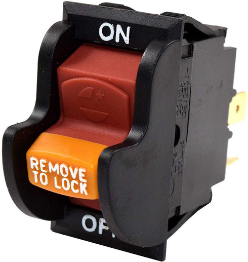 HQRP On-Off Toggle Switch Works with Dewalt, Rockwell, Hitachi, Reliant, Performax, Dayton, Jet, Craftsman OR90037 OR9OO37 0R90037 Power Tools Pla...