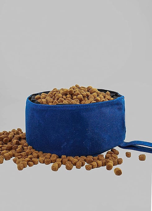 CALDO Collapsible Dog Bowl - Perfect for Food and Water on The Go (Blue)...