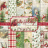 Christmas Scrapbook Paper Pad Christmas Origami Paper 6X6 -24 Sheets Christmas Single-Sided Journal Decorative Paper for Holiday Cardmaking DIY Or...