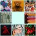 56Pcs 10"x10" Quilting Cotton Fabric Squares Sheets Pre-Cut Multi-Color No Repeat Design Printed Floral Craft Fabric for DIY Sewing Scrapbooking Q...