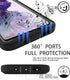 for Samsung Galaxy S20 Case,Shockproof Dropproof Galaxy S20 Case,Heavy Duty Protective for Samsung S20 Case 6.2 Inch (Black/Gray)...