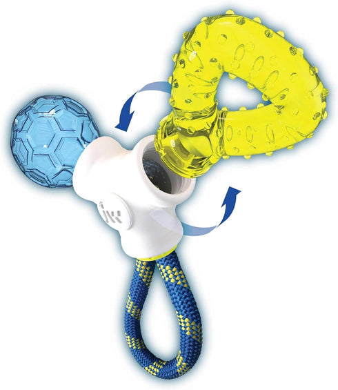 JW Pet Connects 3-in-1 Teething Chew Toy for Puppies...