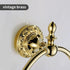 Leyden Polished Gold Towel Ring, Bathroom Hand Towel Holder Wall Mounted Gold Towel Rack Round...