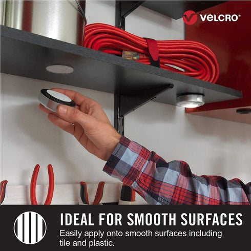 VELCRO Brand Heavy Duty Tape | 16 Foot Roll | Strong Sticky Back Adhesive Holds up to 10 lbs | Industrial Strength Fasteners for Indoor or Outdoor...