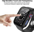 6 Pack Hard Case Compatible for Apple Watch Series 3 38mm with Built-in Tempered Glass Screen Protector,JZK Thin Bumper Full Coverage Bubble-Free ...