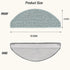 6 Pcs Mop Pads Accessories for Lubluelu L20 Robotic Robot Vacuum Cleaner, Washable and Reusable Microfiber Mop Pads Replacement Part...