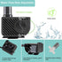 hygger Ultra Quiet 53GPH (200L/H, 3W) Submersible Mini Water Pump Comes with 2 Nozzles, for Aquariums, Fish Tank, Fountain, Hydroponics, Max Lift ...