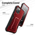 ExoGuard Compatible with iPhone 12 Pro Max Case, Rubber Shockproof Full-Body Cover Case Built-in Screen Protector with Kickstand for iPhone 12 Pro...