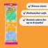 Scrub Daddy Scrub Mommy Special Edition Summer - Scratch-Free Multipurpose Dish Sponge - BPA Free & Made with Polymer Foam - Stain & Odor Resistan...