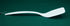 Symak Al-de-chef White Melamine Solid Spatula 11 inches, Silver...