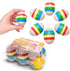 IPIDIPI Toys Egg Shakers Maracas - 6-Pack Colorful Wooden Egg Maracas Shakers for Baby, Toddler, Musical Eggs, and Party Favors...