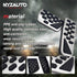 Non-Slip Foot Pedal Pads Compatible with Wrangler JL 2018-up/Gladiator 2019-up,at No Drilling Aluminum Brake and Accelerator Pedal Covers...