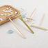 Framendino, 4 Pack Mini Zen Garden Rake Tools Bamboo for Home Office Tabletop Decor 4 Style...