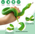 Flormoon Realistic Fake Snake Toy - 2pcs Rubber Elastic Lifelike Python Animal Figures - Halloween Prank Props Stress Relif Toys Educational Toys ...