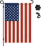 HOOSUN American Flag 12" x 18" Small American Flag For Garden Flag Stand,4th Of July Decorations Outdoor,Double Sided Patriotic Flag,USA Flag,Mini...