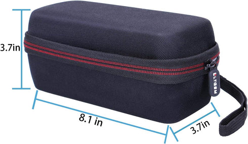 LTGEM EVA Hard Case for JBL FLIP 6 FLIP 5 Waterproof Portable Bluetooth Speaker - Travel Protective Carrying Storage Bag (Red)...