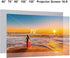 80-inch Portable Projector Screen HD 16:9 Frameless Video Projection Screen Foldable Wall Mounted for Home Theater Office Movies...