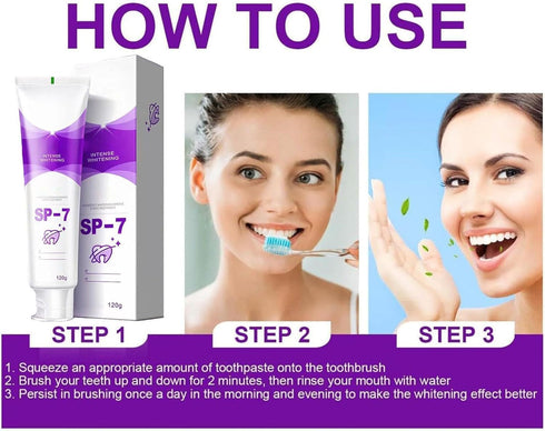 Sp7 Probiotic Whitening Toothpaste,120g Sp-7 Ultra Whitening Toothpaste, Sp-7 Toothpaste...