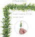 Artificial Vines Faux Eucalyptus Garland, Artiflr 2 Pack Fake Eucalyptus Greenery Garland Wedding Backdrop Arch Wall Decor, 6 Feet/pcs Fake Hangin...