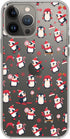 Blingy's for iPhone 13 Pro Case (6.1 inch), Fun Penguin Pattern Cute Winter Cartoon Animal Style Transparent Soft TPU Protective Clear Case (Pengu...